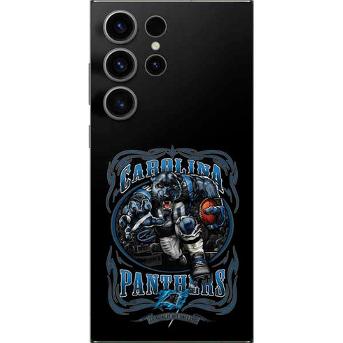 Liquid Blue NFL Carolina Panthers Running Back Galaxy S24 Ultra Skin