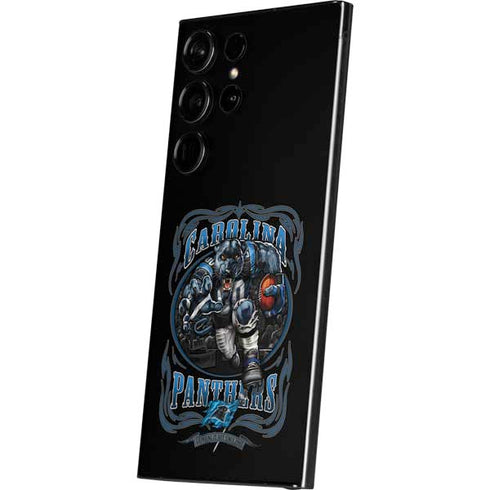 Liquid Blue NFL Carolina Panthers Running Back Galaxy S25 Ultra Skin