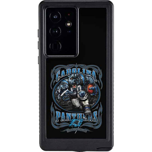 Liquid Blue NFL Carolina Panthers Running Back Galaxy S24 Ultra Waterproof Case