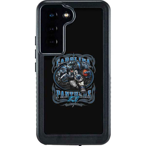 Liquid Blue NFL Carolina Panthers Running Back Galaxy S24 Waterproof Case