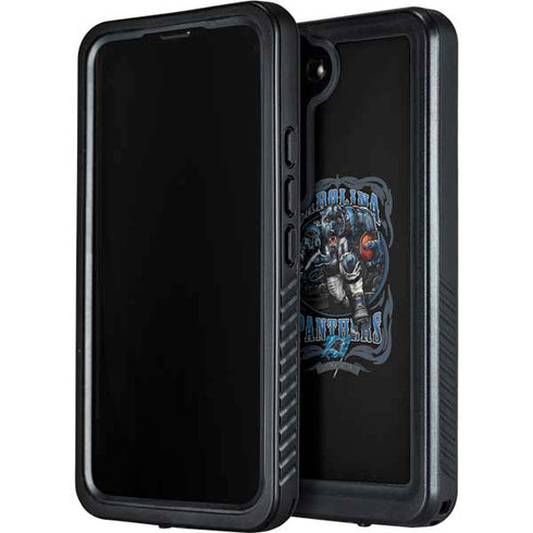 Liquid Blue NFL Carolina Panthers Running Back Galaxy S24 Waterproof Case