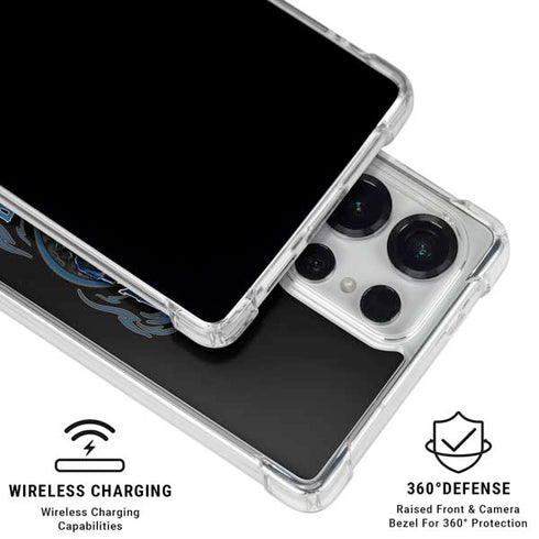 Liquid Blue NFL Carolina Panthers Running Back Galaxy S25 Ultra Clear Case