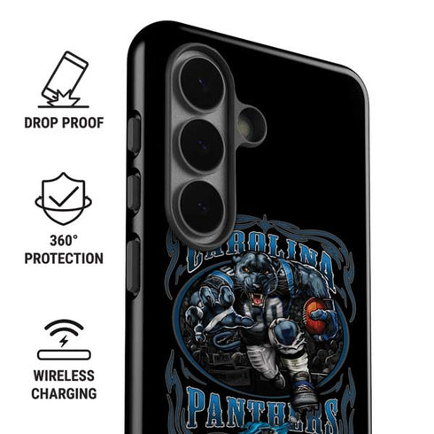 Liquid Blue NFL Carolina Panthers Running Back Galaxy S26 Impact Case