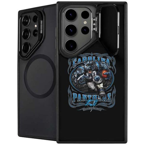 Liquid Blue NFL Carolina Panthers Running Back Galaxy S26 Ultra Kickstand Case