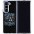 Liquid Blue NFL Carolina Panthers Running Back Galaxy Z Fold5 5G Clear Case