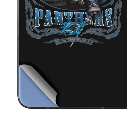 Liquid Blue NFL Carolina Panthers Running Back Galaxy Z Fold5 5G Skin