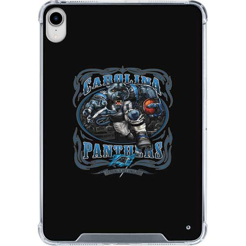 Liquid Blue NFL Carolina Panthers Running Back iPad 11th Gen (2025) Clear Case