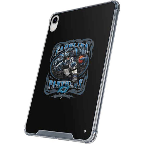 Liquid Blue NFL Carolina Panthers Running Back iPad 11th Gen (2025) Clear Case