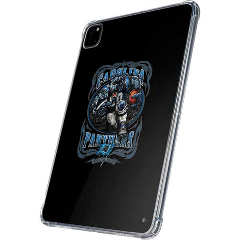 Liquid Blue NFL Carolina Panthers Running Back iPad Pro 11in (2024) Clear Case