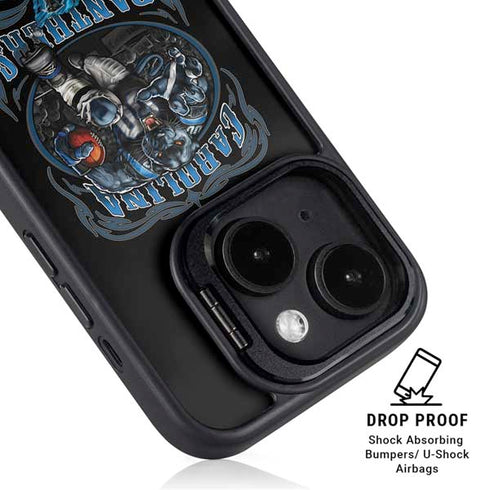 Liquid Blue NFL Carolina Panthers Running Back iPhone 13 Kickstand Case