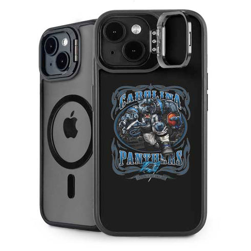 Liquid Blue NFL Carolina Panthers Running Back iPhone 14 Kickstand Case
