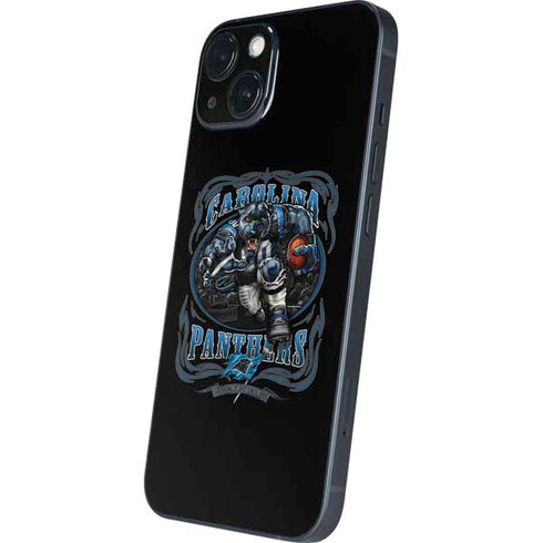 Liquid Blue NFL Carolina Panthers Running Back iPhone Skins