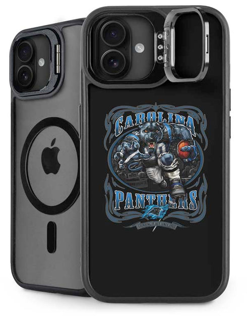 Liquid Blue NFL Carolina Panthers Running Back iPhone 16 Kickstand Case