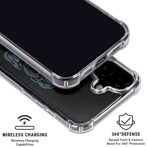 Liquid Blue NFL Carolina Panthers Running Back iPhone 16 MagSafe Case