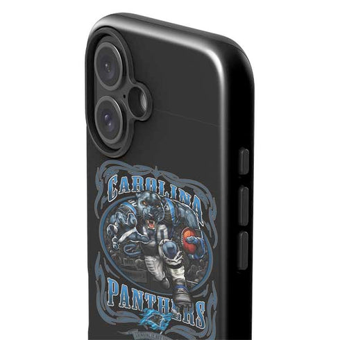 Liquid Blue NFL Carolina Panthers Running Back iPhone 16 Plus Impact Case
