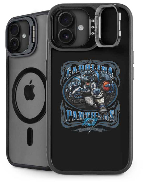 Liquid Blue NFL Carolina Panthers Running Back iPhone 16 Plus Kickstand Case