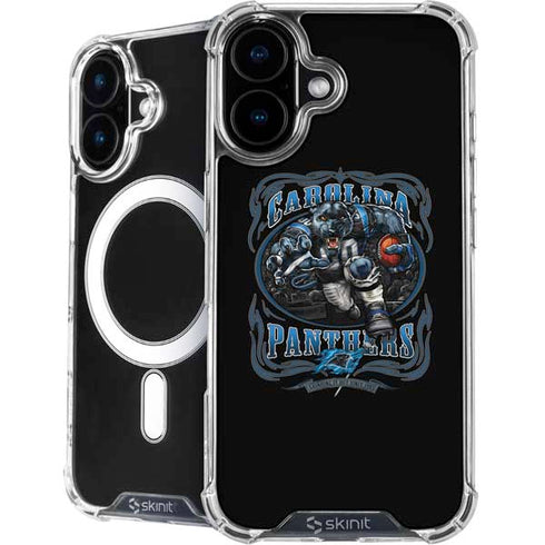 Liquid Blue NFL Carolina Panthers Running Back iPhone 16 Plus MagSafe Case