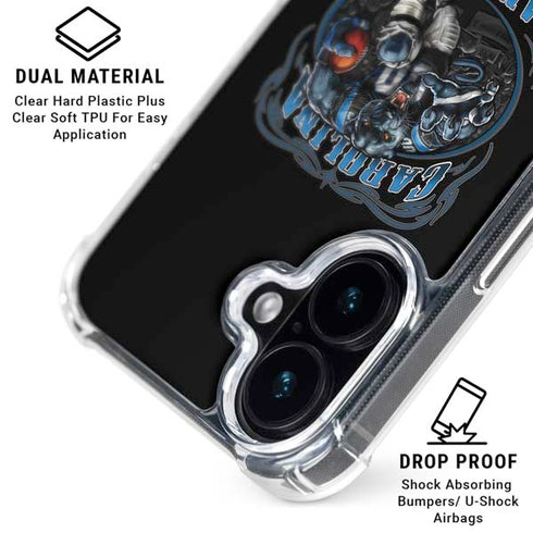 Liquid Blue NFL Carolina Panthers Running Back iPhone 16 Plus MagSafe Case