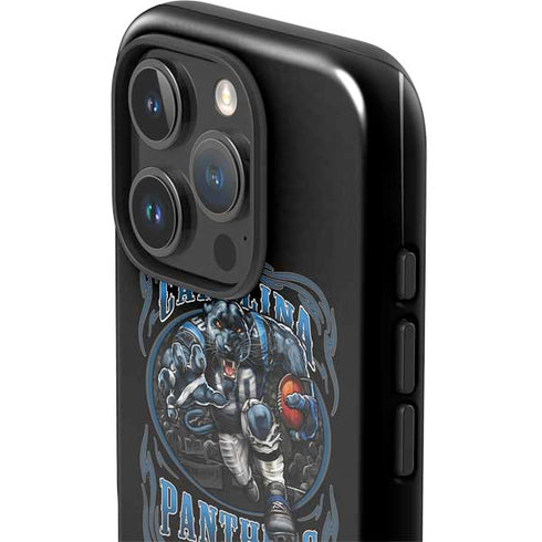 Liquid Blue NFL Carolina Panthers Running Back iPhone 16 Pro Impact Case