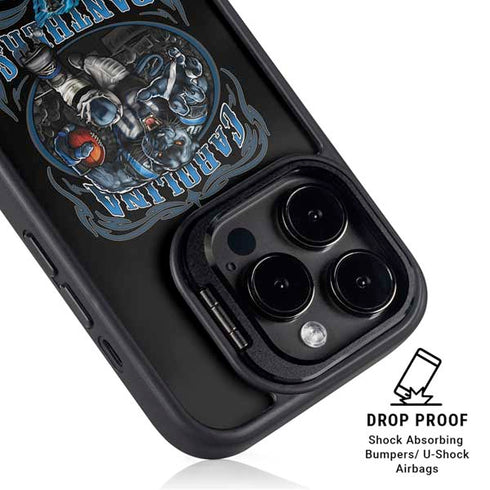 Liquid Blue NFL Carolina Panthers Running Back iPhone 16 Pro Kickstand Case