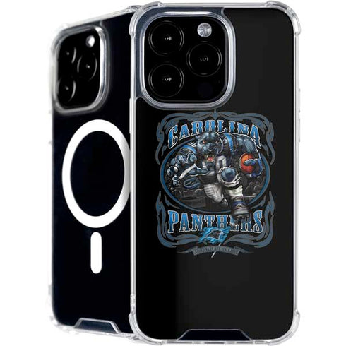 Liquid Blue NFL Carolina Panthers Running Back iPhone 16 Pro MagSafe Case