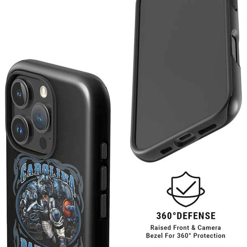 Liquid Blue NFL Carolina Panthers Running Back iPhone 16 Pro Magsafe Impact Case