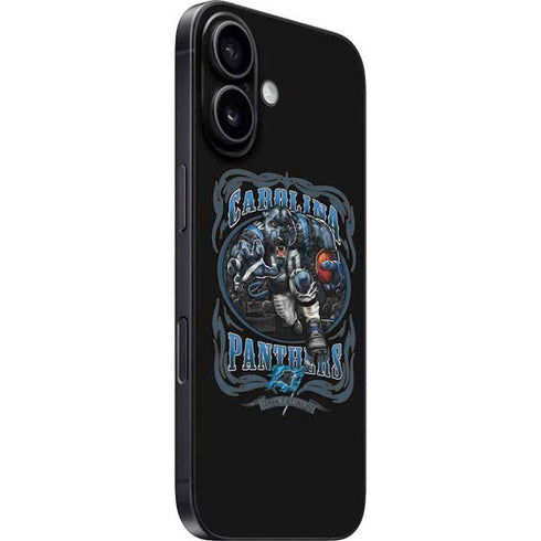 Liquid Blue NFL Carolina Panthers Running Back iPhone 16 Skin