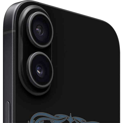 Liquid Blue NFL Carolina Panthers Running Back iPhone 16 Skin