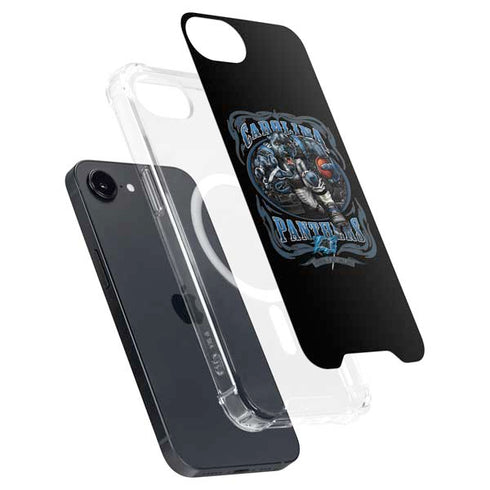 Liquid Blue NFL Carolina Panthers Running Back iPhone 16e MagSafe Case