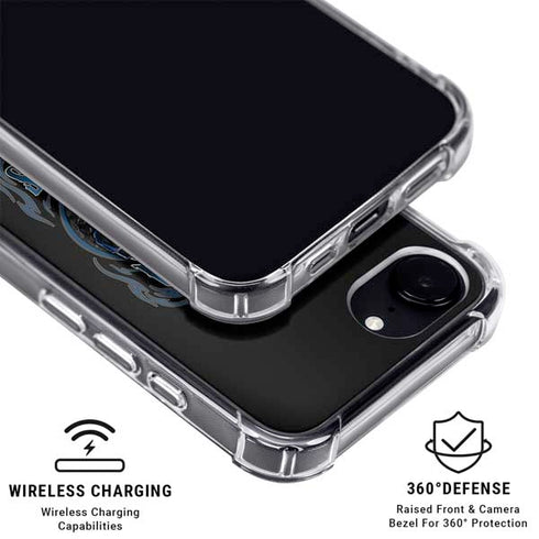 Liquid Blue NFL Carolina Panthers Running Back iPhone 16e MagSafe Case