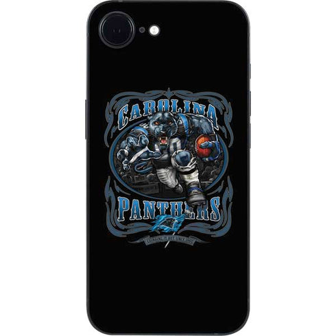 Liquid Blue NFL Carolina Panthers Running Back iPhone 16e Skin