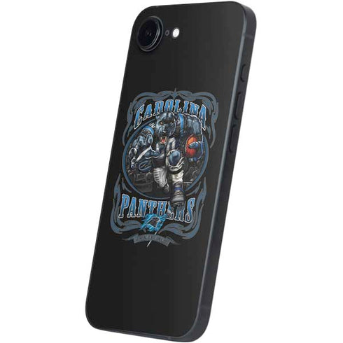 Liquid Blue NFL Carolina Panthers Running Back iPhone 16e Skin