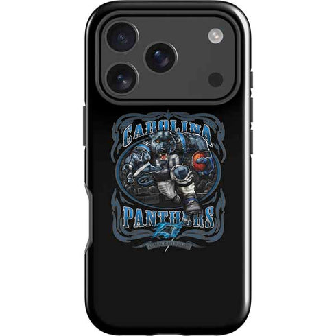 Liquid Blue NFL Carolina Panthers Running Back iPhone 18 Pro Max Impact Case