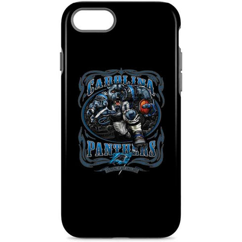 Liquid Blue NFL Carolina Panthers Running Back iPhone Cases