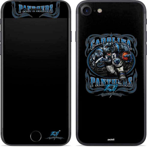 Liquid Blue NFL Carolina Panthers Running Back iPhone 8 Skin