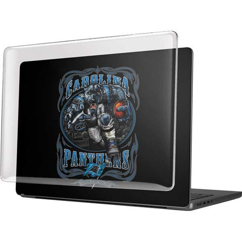 Liquid Blue NFL Carolina Panthers Running Back MacBook Pro 14in (2021-24) Case plus Skin