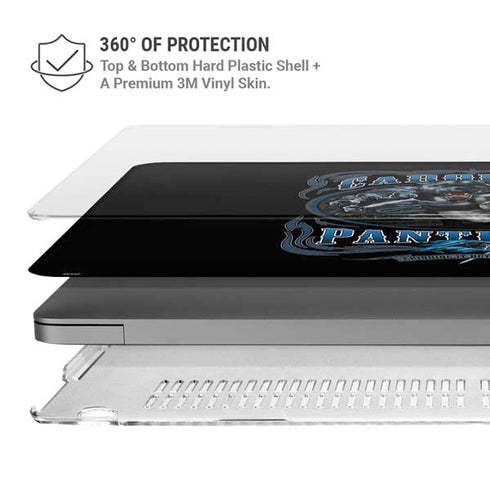 Liquid Blue NFL Carolina Panthers Running Back MacBook Pro 14in (2021-24) Case plus Skin