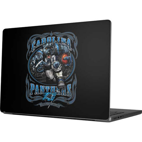 Liquid Blue NFL Carolina Panthers Running Back Apple MacBook Pro 14-inch Skin