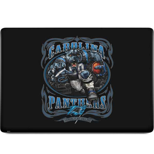 Liquid Blue NFL Carolina Panthers Running Back MacBook Skins