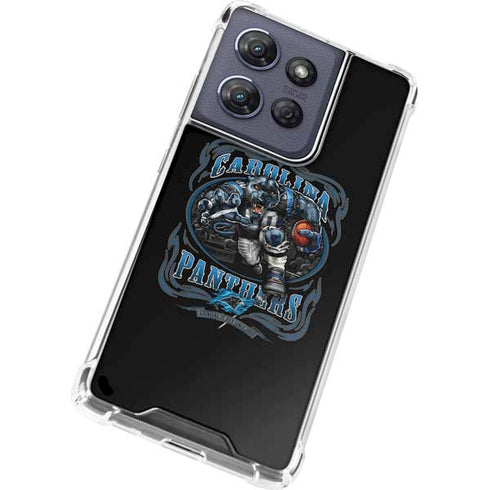 Liquid Blue NFL Carolina Panthers Running Back Moto G Stylus 5G (2025) Clear Case