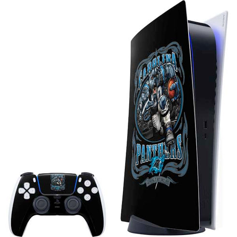 Liquid Blue NFL Carolina Panthers Running Back PlayStation PS5 Skins