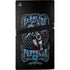 Liquid Blue NFL Carolina Panthers Running Back PS5 Pro Disk Console Skin