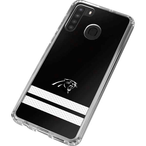 NFL Carolina Panthers Shutout Galaxy A21 Clear Case