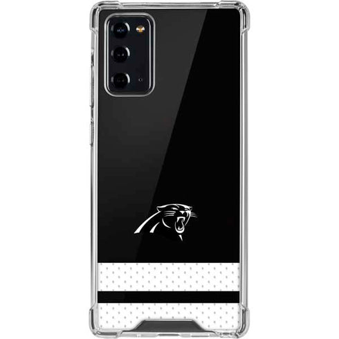 NFL Carolina Panthers Shutout Galaxy Note20 5G Clear Case