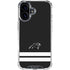 NFL Carolina Panthers Shutout iPhone 16 Plus Clear Case