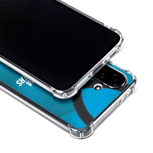 NFL Carolina Panthers Team Jersey Galaxy A36 5G Clear Case