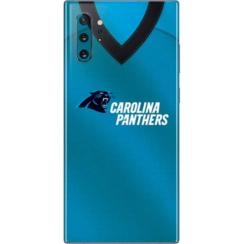 NFL Carolina Panthers Team Jersey Galaxy Note 10 Plus Skin