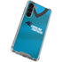 NFL Carolina Panthers Team Jersey Galaxy S24 FE Clear Case