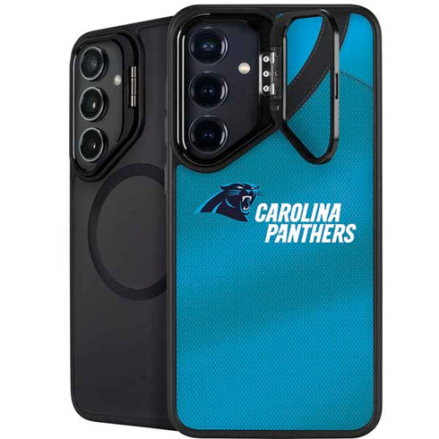 NFL Carolina Panthers Team Jersey Galaxy S25 Kickstand Case