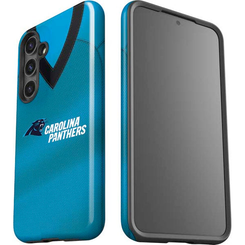 NFL Carolina Panthers Team Jersey Galaxy S25 Plus Impact Case